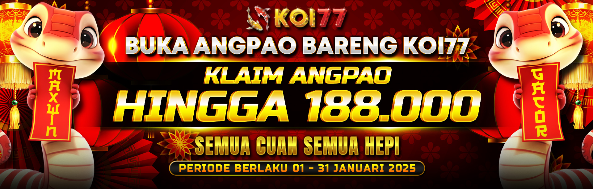 BONUS ANGPAO IMLEK KOI77 PALING GACOR