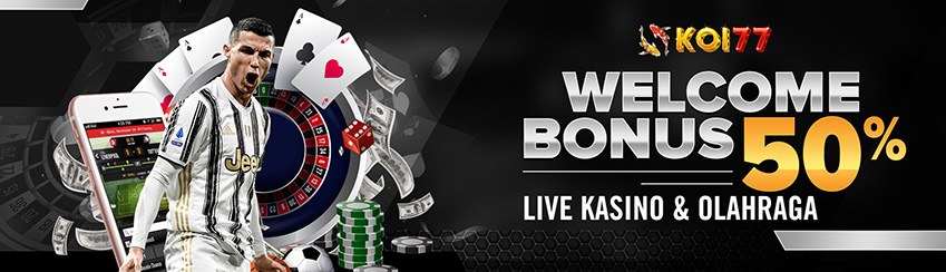 Welcome Bonus 50% - Live Kasino & Olahraga hingga Rp 500.000