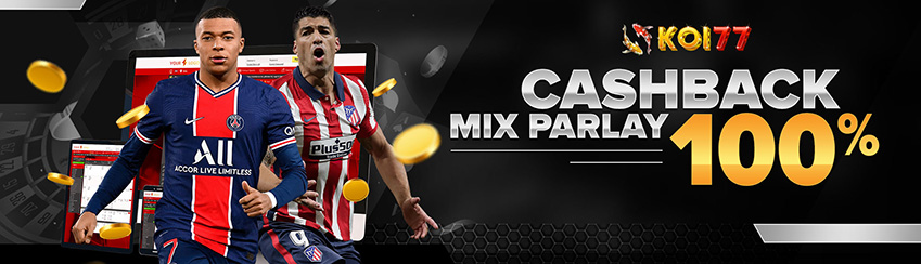 Cashback Parlay Campuran 100%