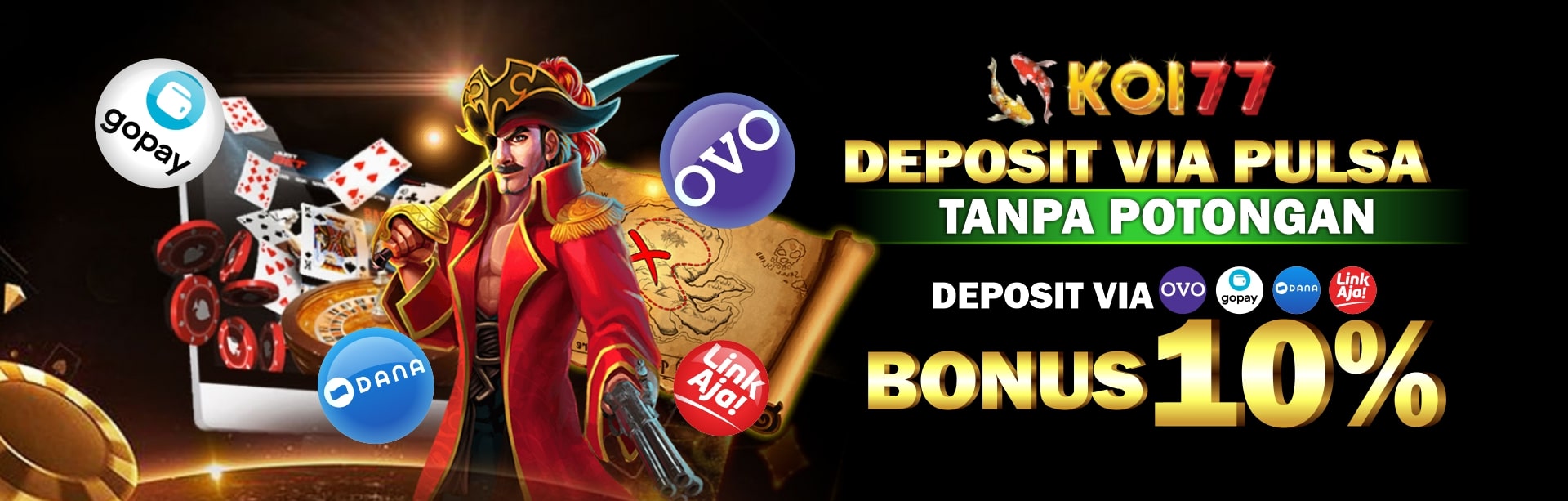 DEPO PULSA TANPA POTONGAN + BONUS 10% EWALLET